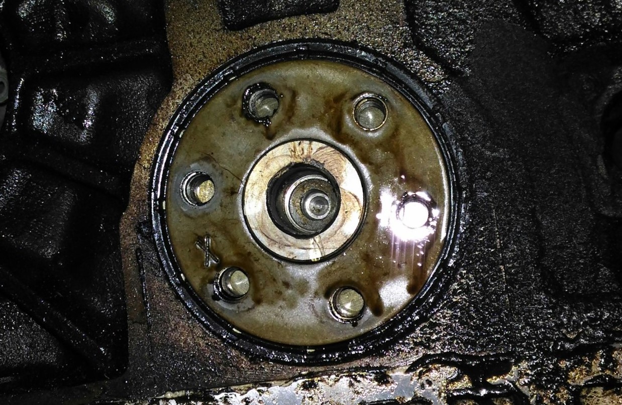 замена сальника коленвала Каптива