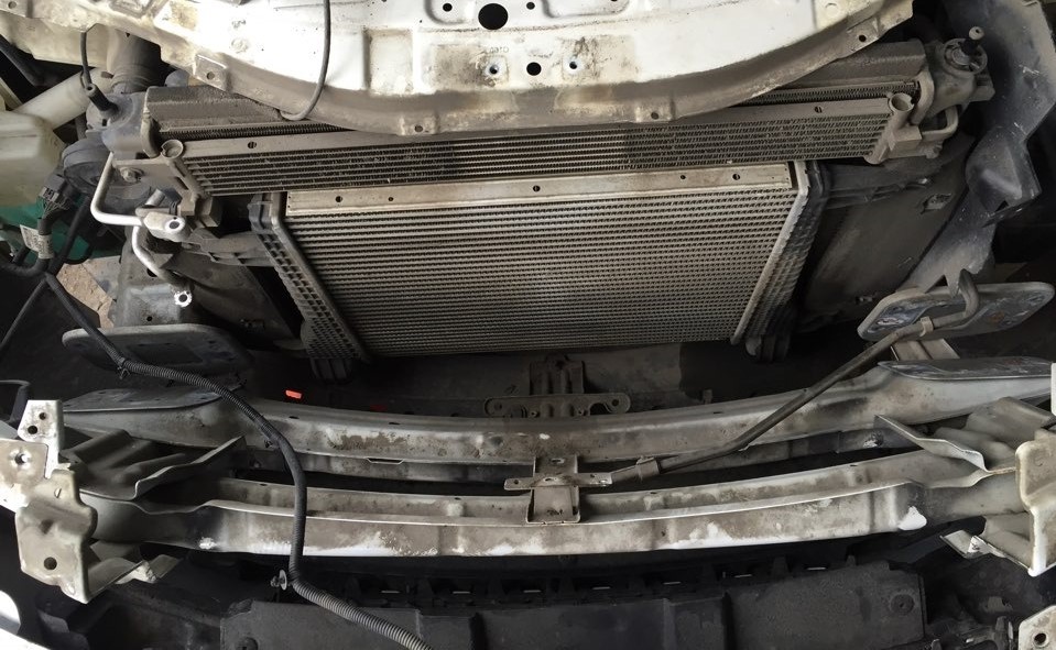 Замена радиатора охлаждения Шевроле Каптива