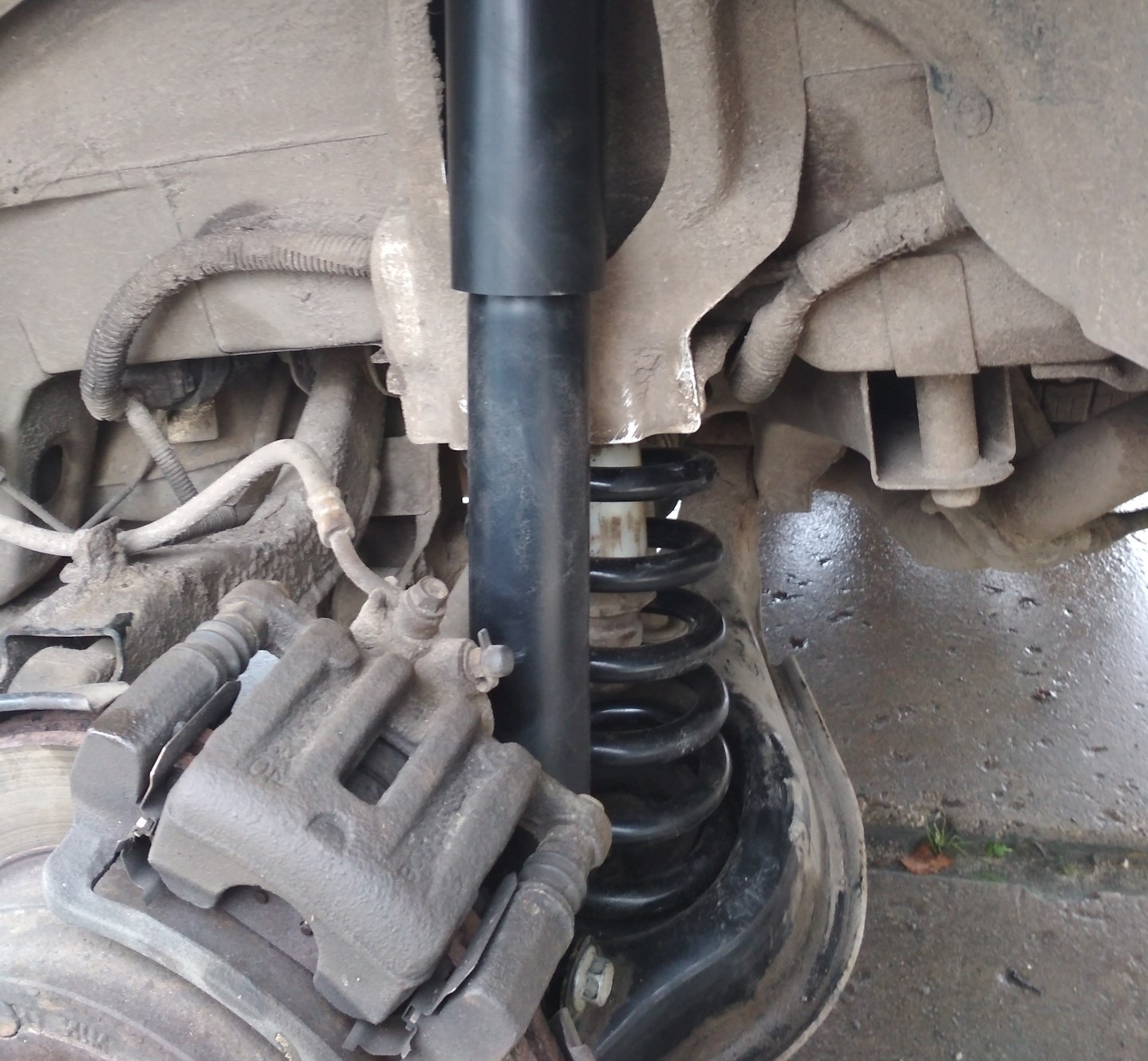 Новые задние пружины и амортизаторы на Каптива