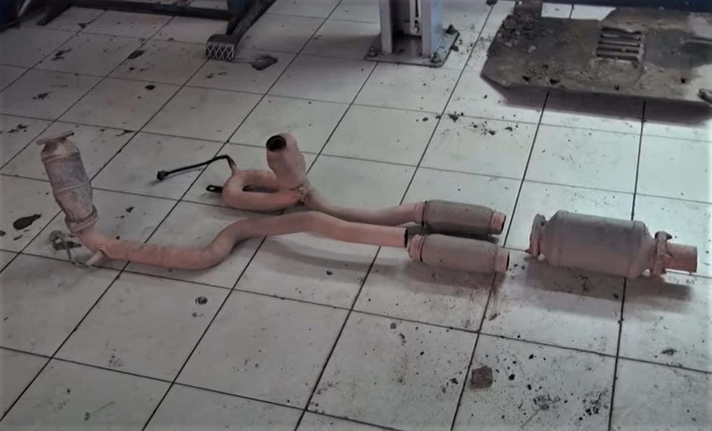 снятый глушитель