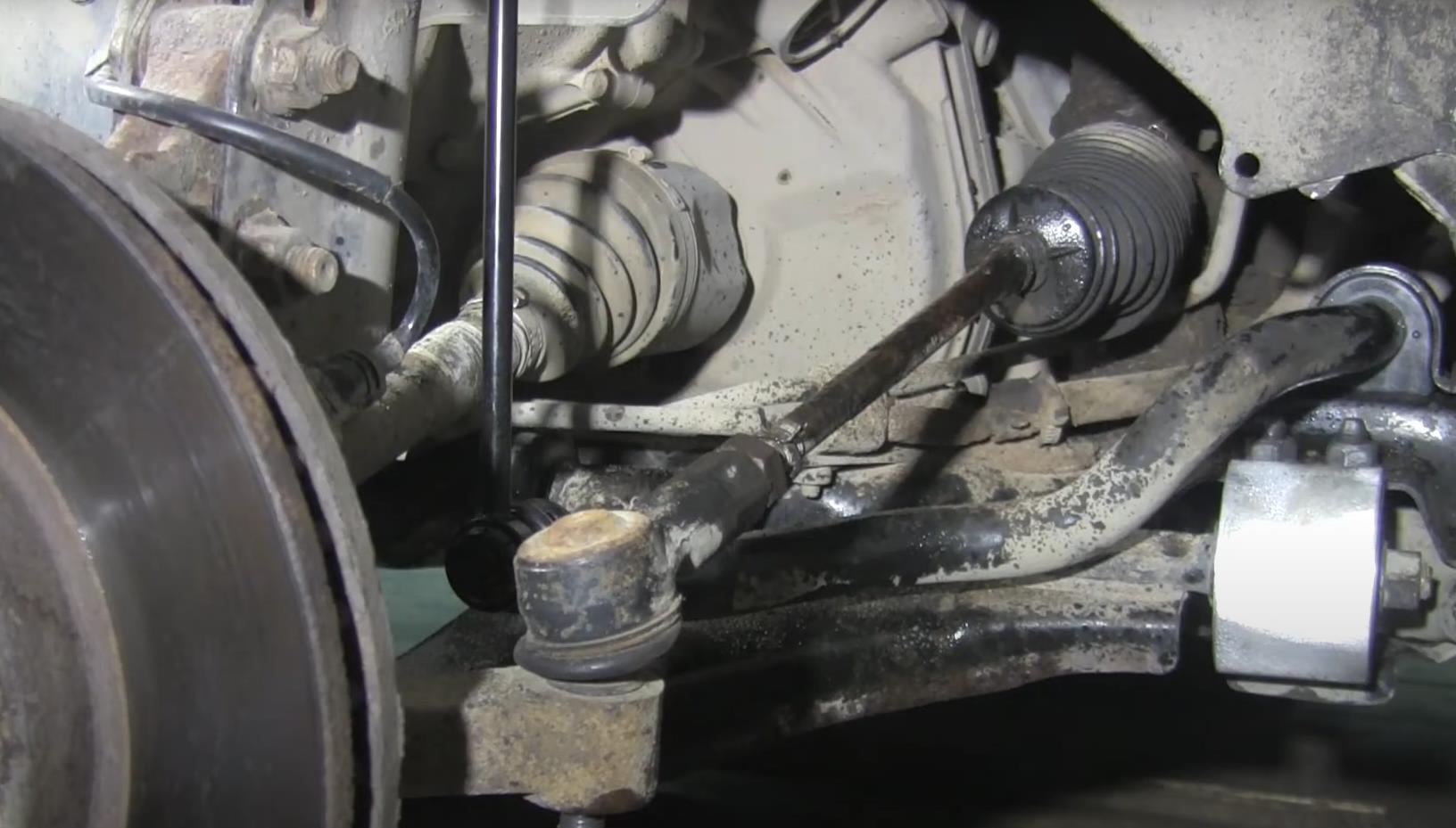 старая тяга и наконечник