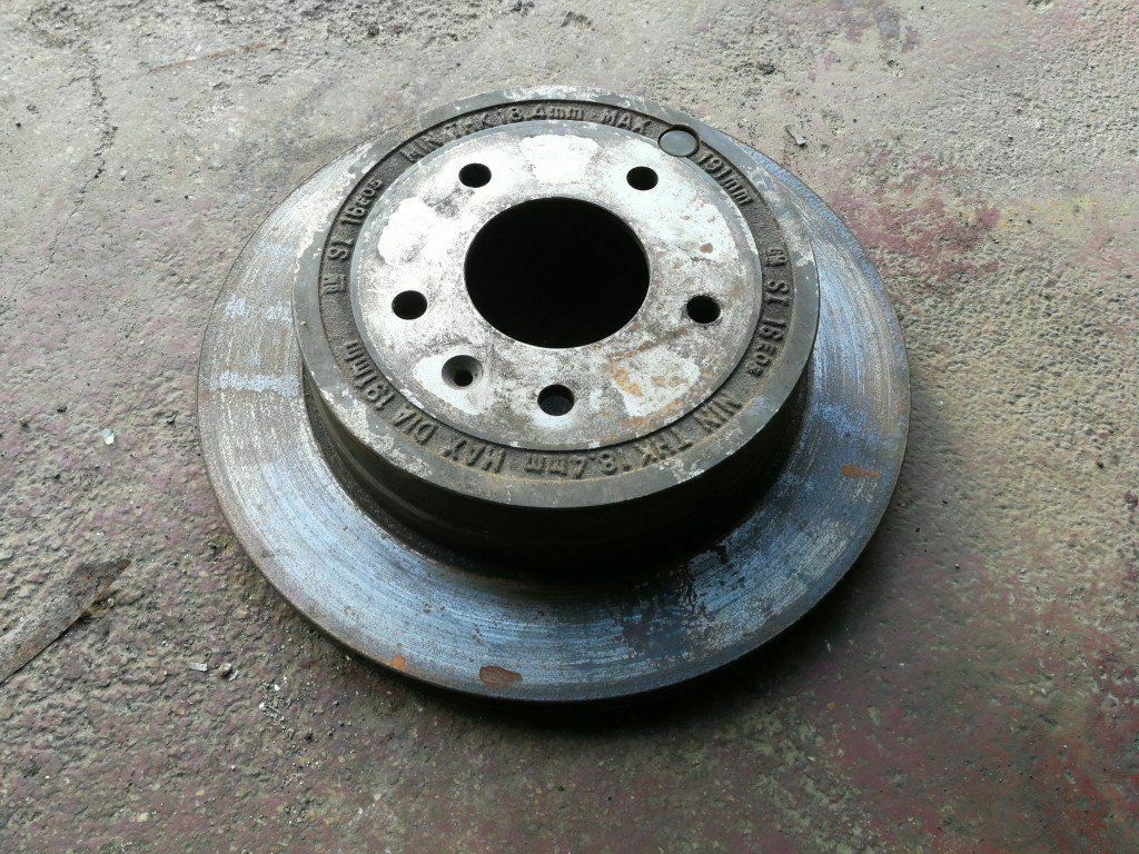 старый тормозной диск