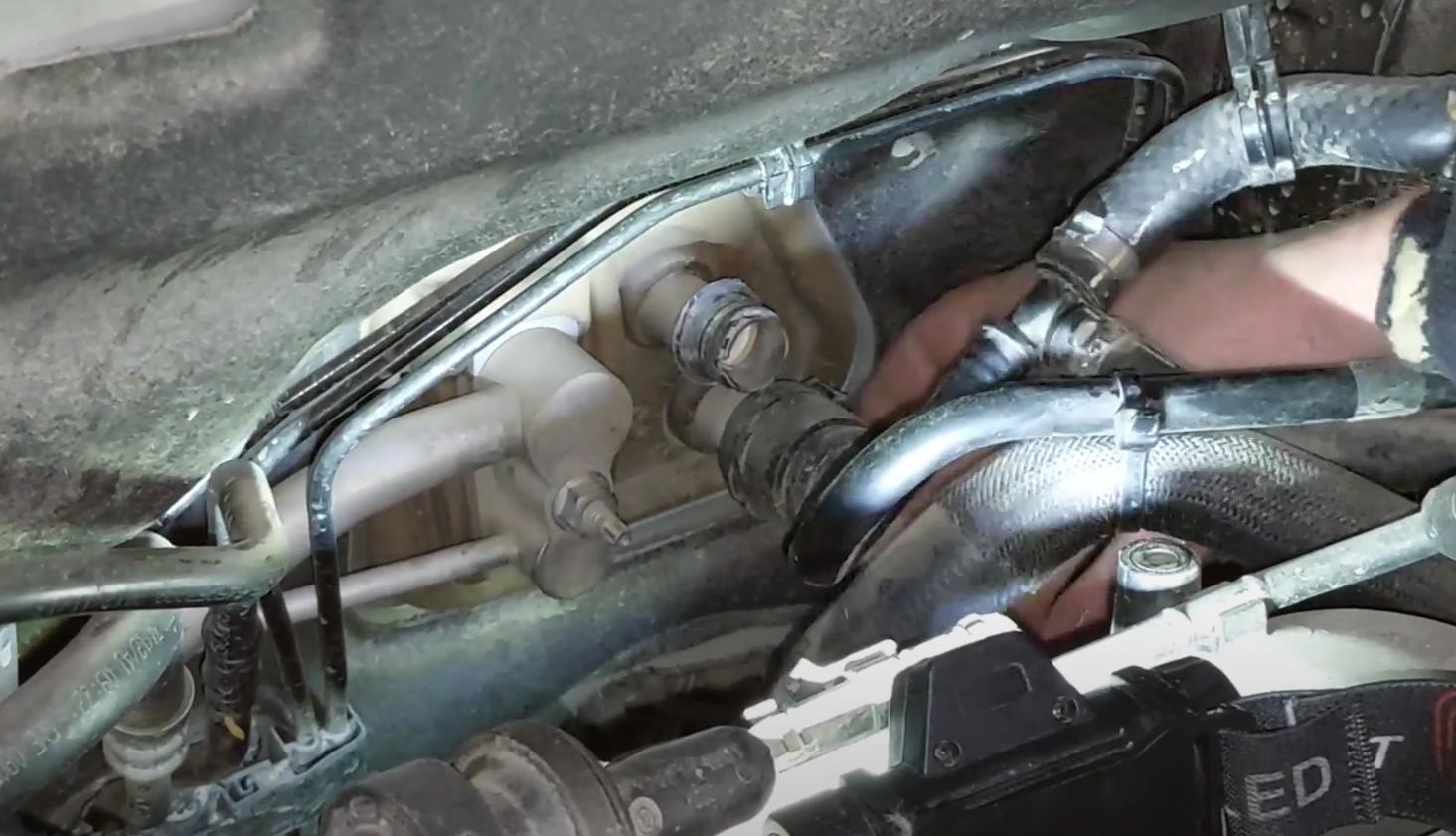 демонтаж радиатора печки Шевроле