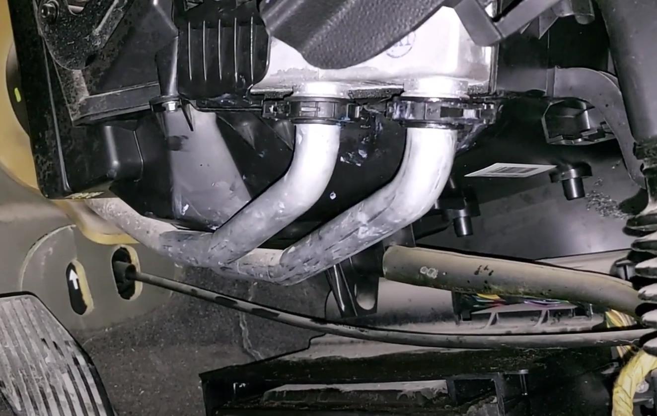 установлен новый радиатор печки Шевроле Круз