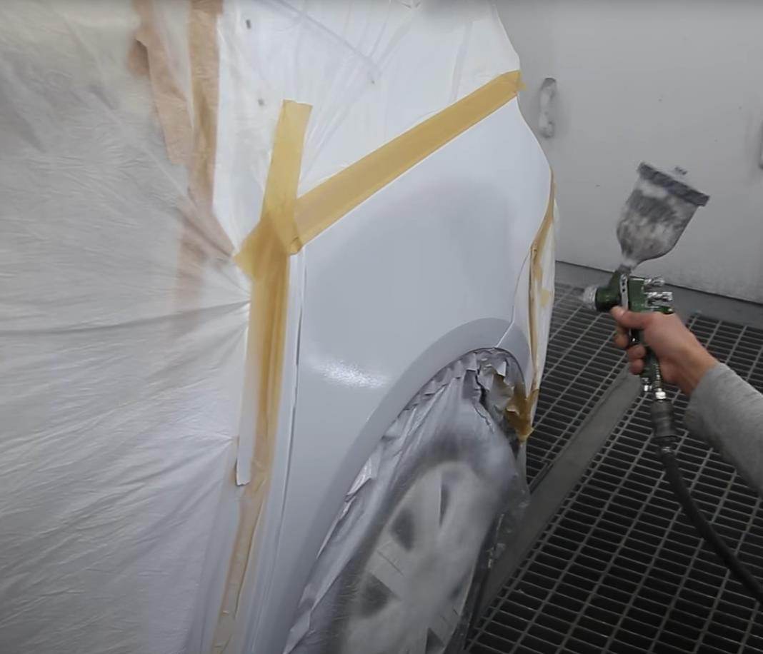 Ремонт и покраска заднего крыла Шевроле Круз