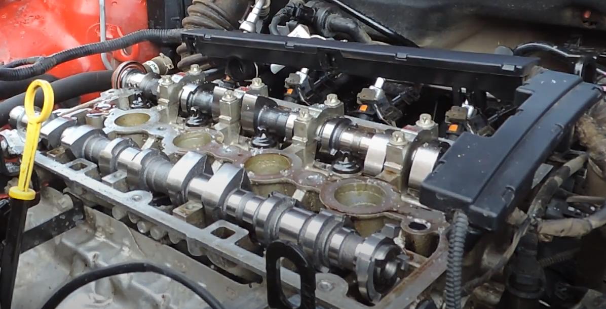 демонтаж распредвала