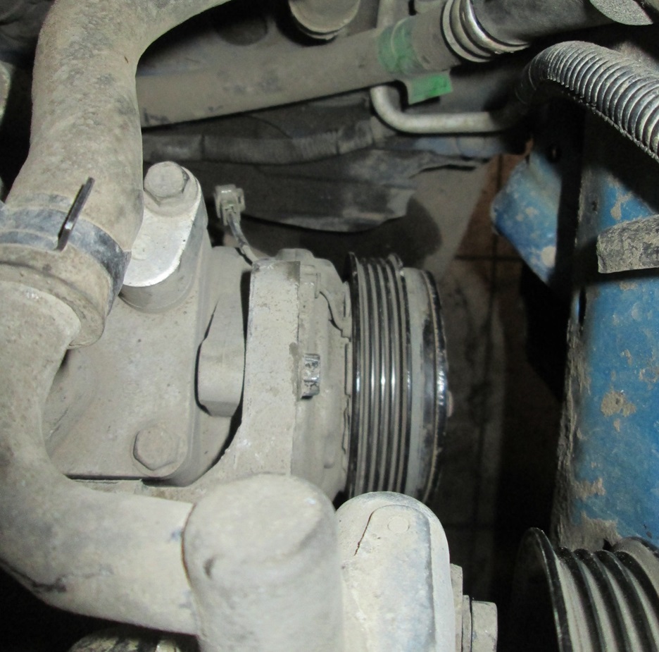 Замена компрессора кондиционера Шевроле Авео