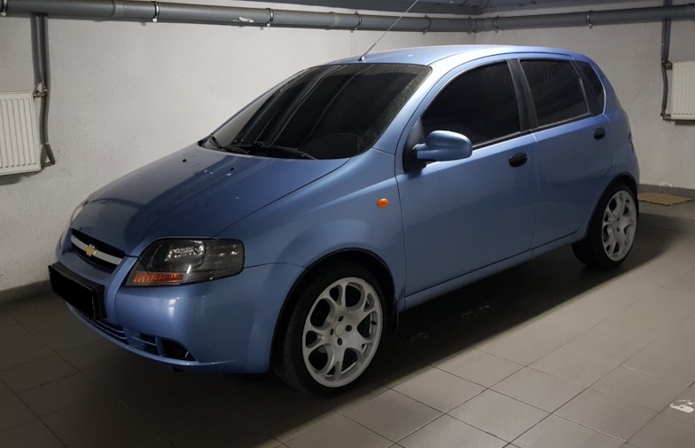 Шевроле Авео перед заменой насоса гидроусилителя руля