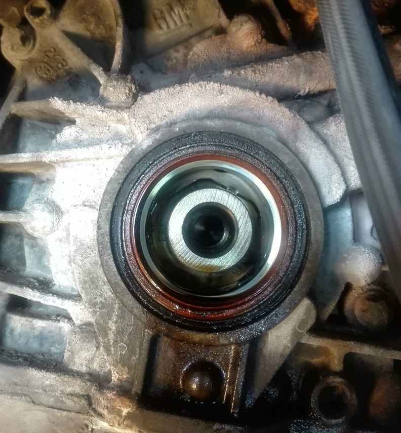 Замена переднего сальника коленвала Шевроле Авео