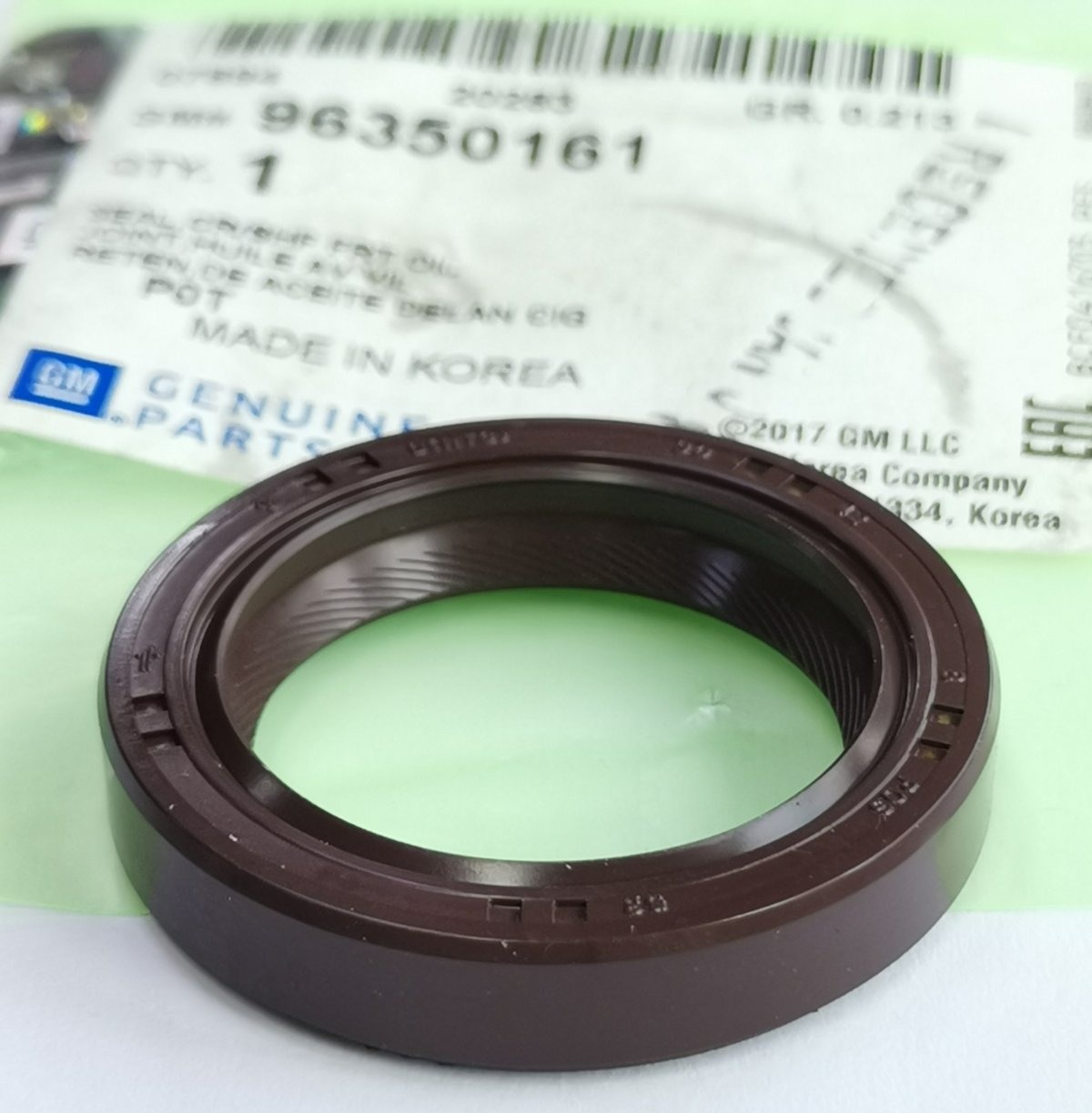 Новый сальник коленвала