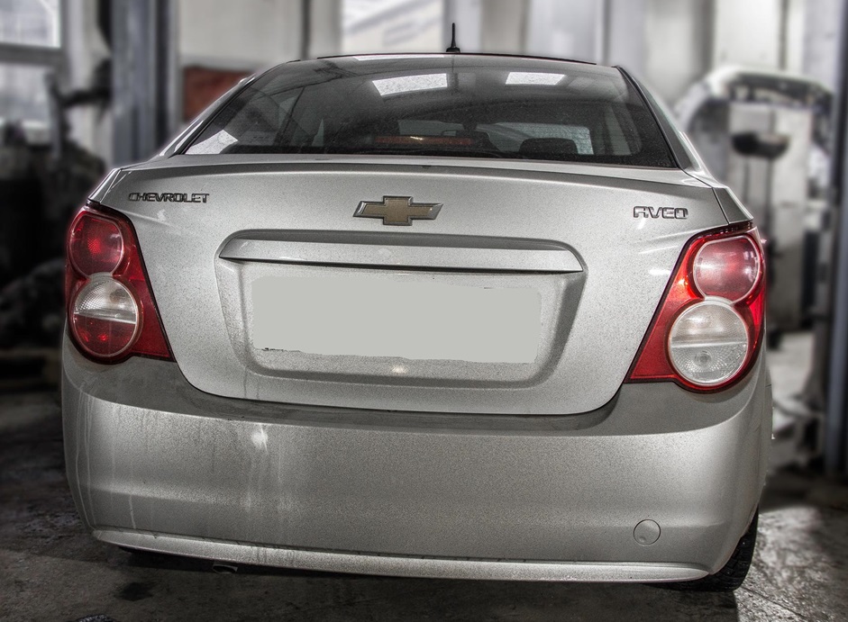 Шевроле Авео после ремонта кузова