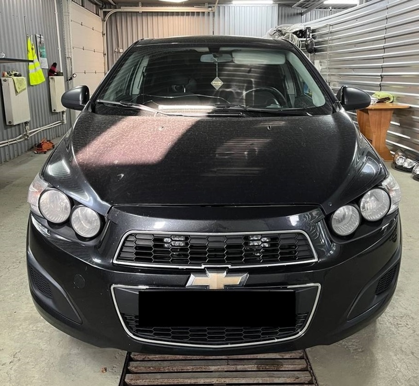 Шевроле Авео после промывки радиатора