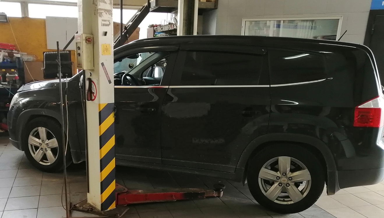 Шевроле Орландо готовится к ремонту автоматической коробки