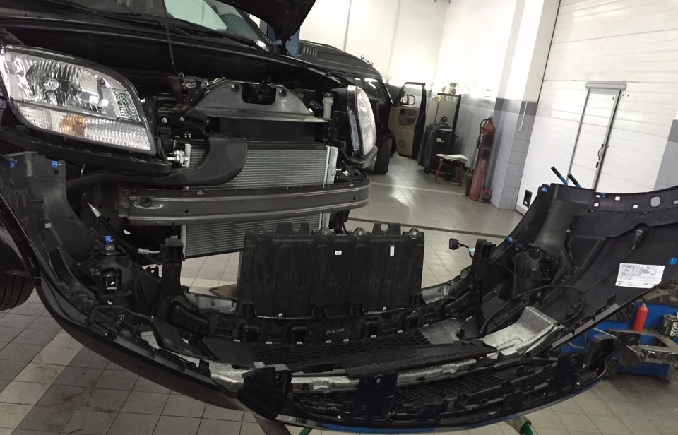 Замена бампера Шевроле Орландо