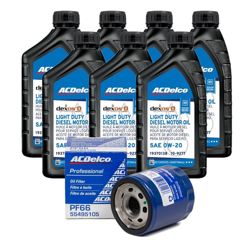 Комплект нового масла и масляного фильтра