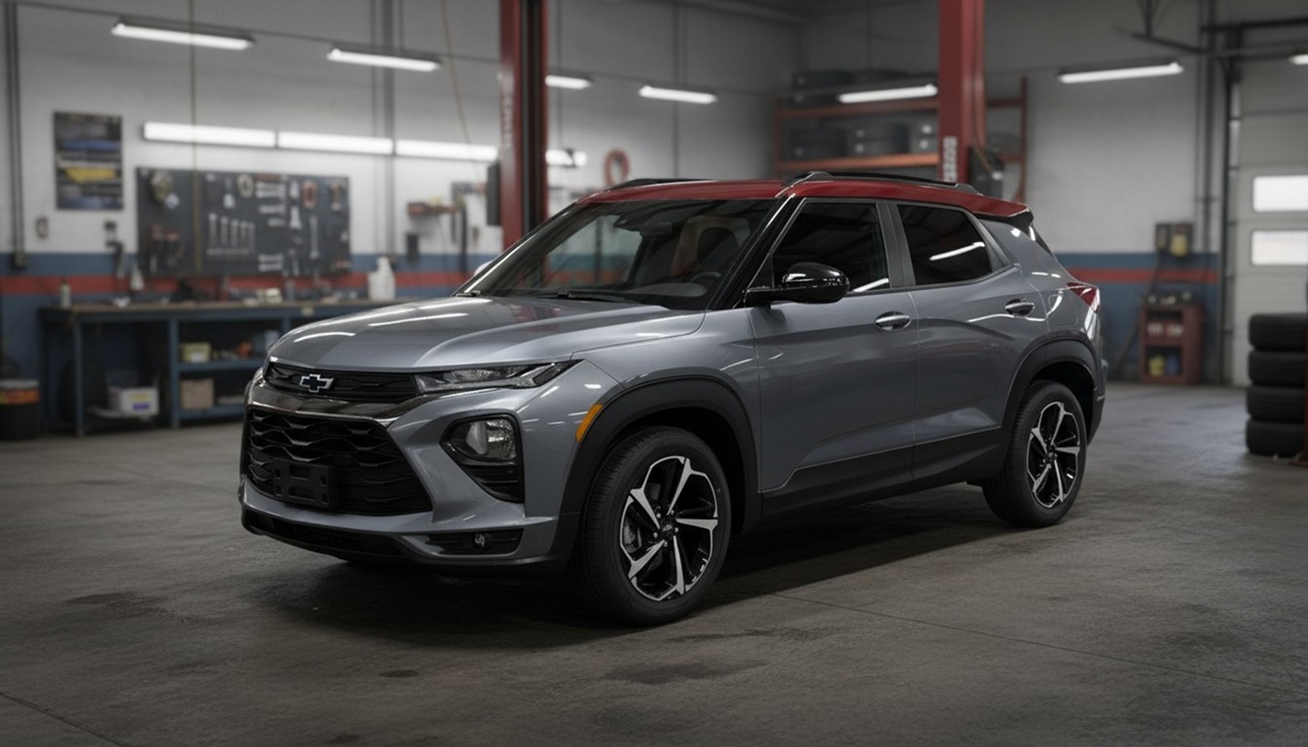 Шевроле Трейлблейзер после ремонта двигателя в автотехцентре