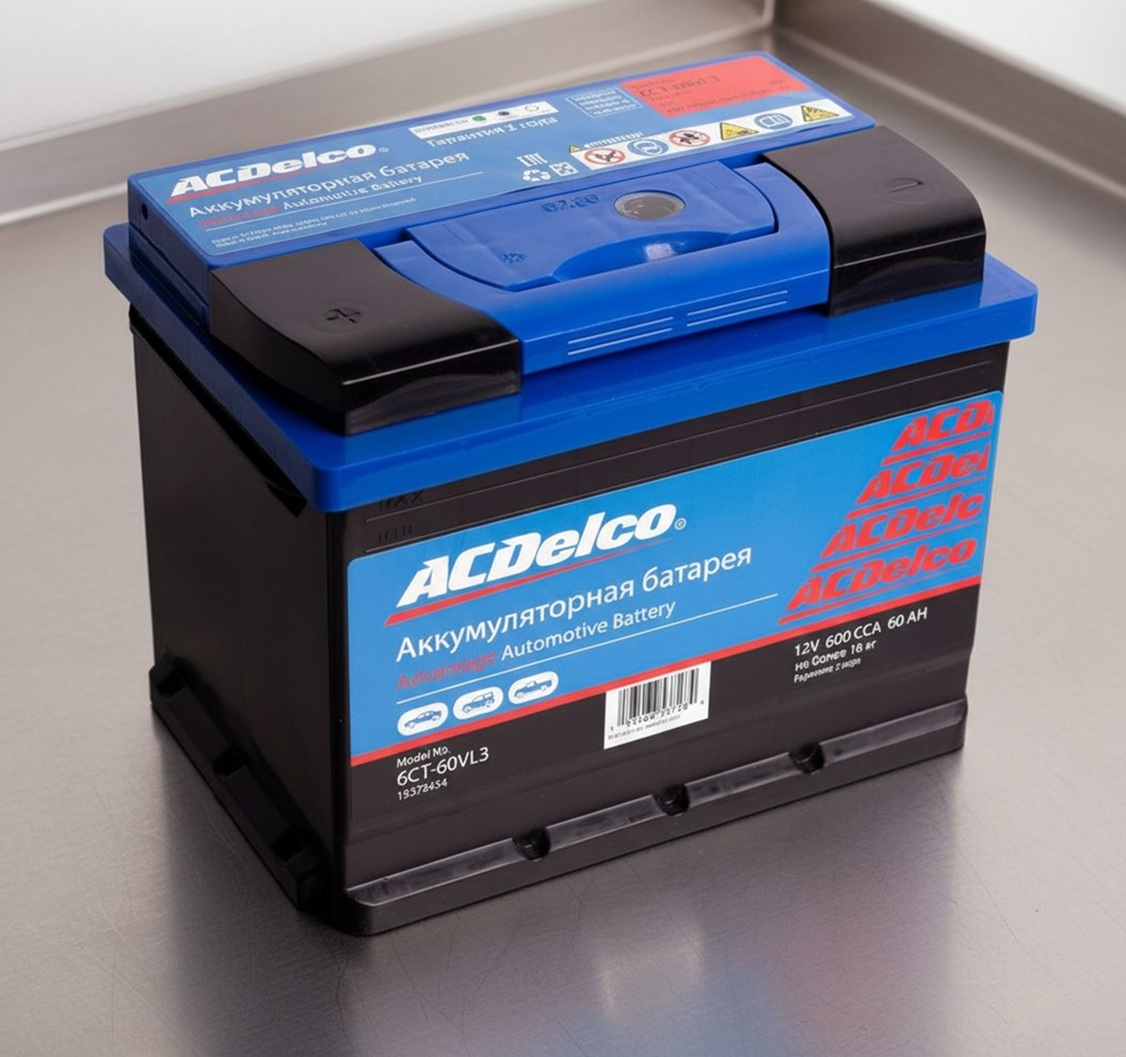 Новая аккумуляторная батарея готова к монтажу