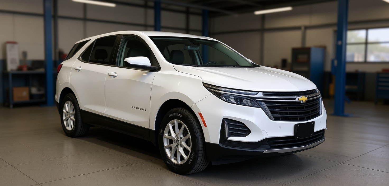 Шевроле Эквинокс после замены амортизаторов в автотехцентре