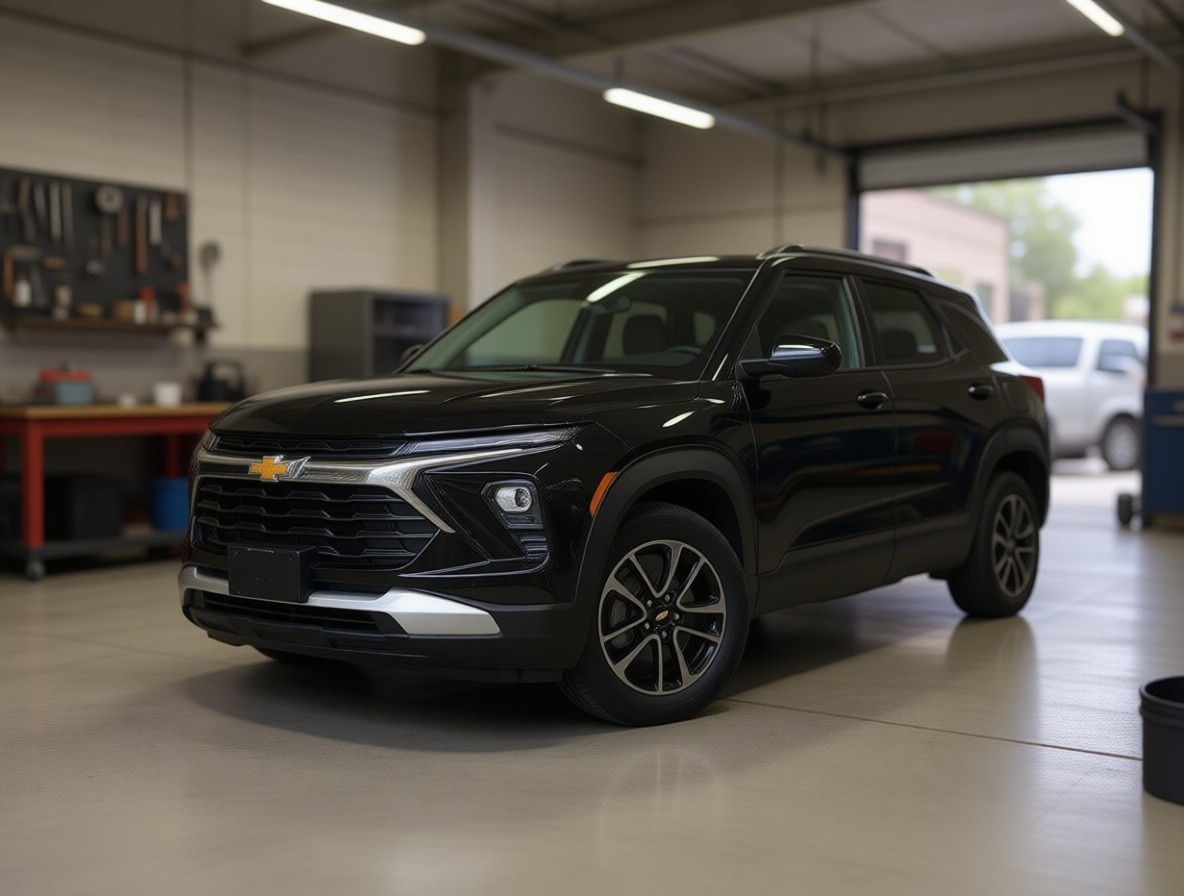 Шевроле Трейлблейзер после замены масла АКПП в автотехцентре