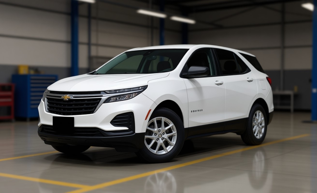 Шевроле Эквинокс после замены масла в двигателе в автотехцентре