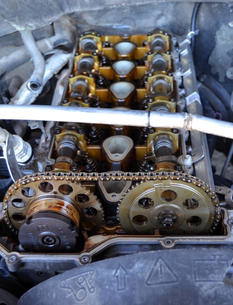 Подготовка к замене прокладки ГБЦ Шевроле Трейлблейзер