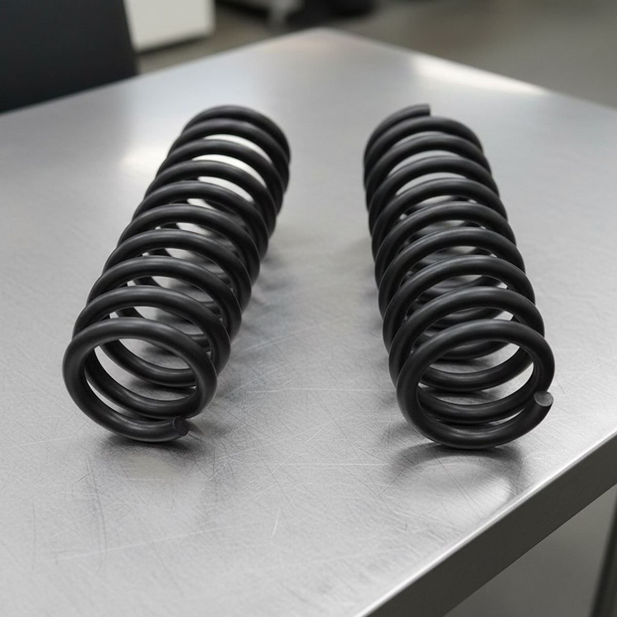 Новые пружины подвески готовы к установке