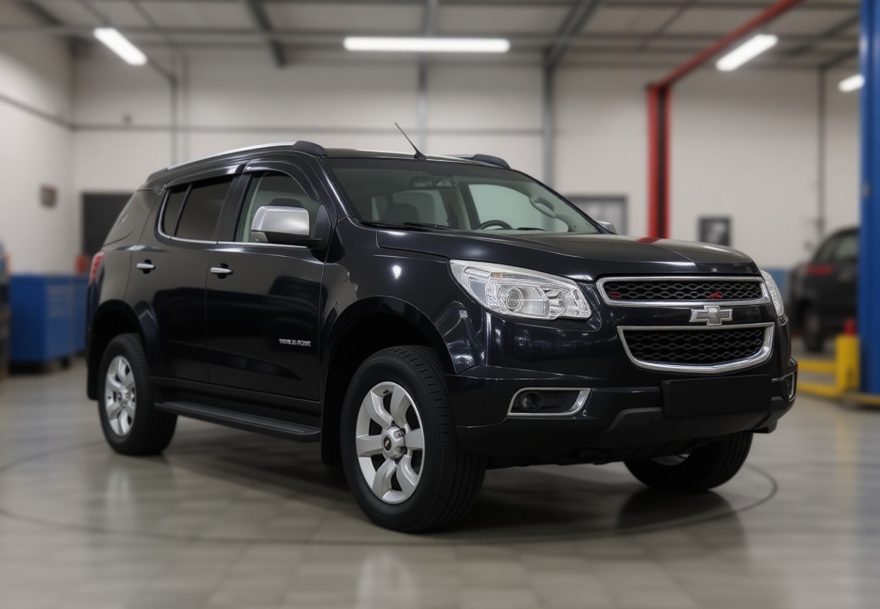 Шевроле Трейлблейзер после замены ступичного подшипника в автотехцентре