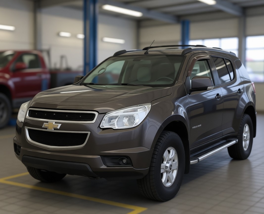 Шевроле Трейлблейзер после замены стоек стабилизатора в автотехцентре