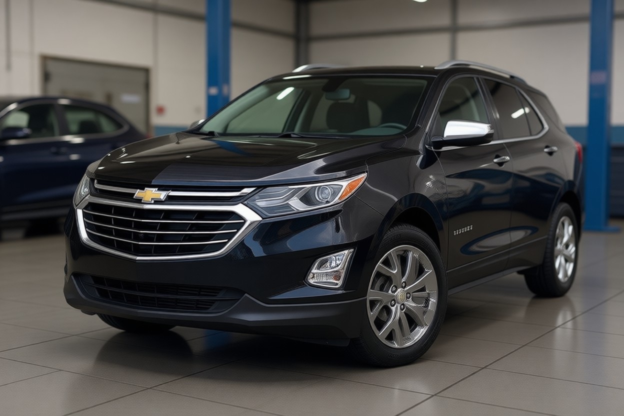 Шевроле Эквинокс после замены свечей зажигания в автотехцентре