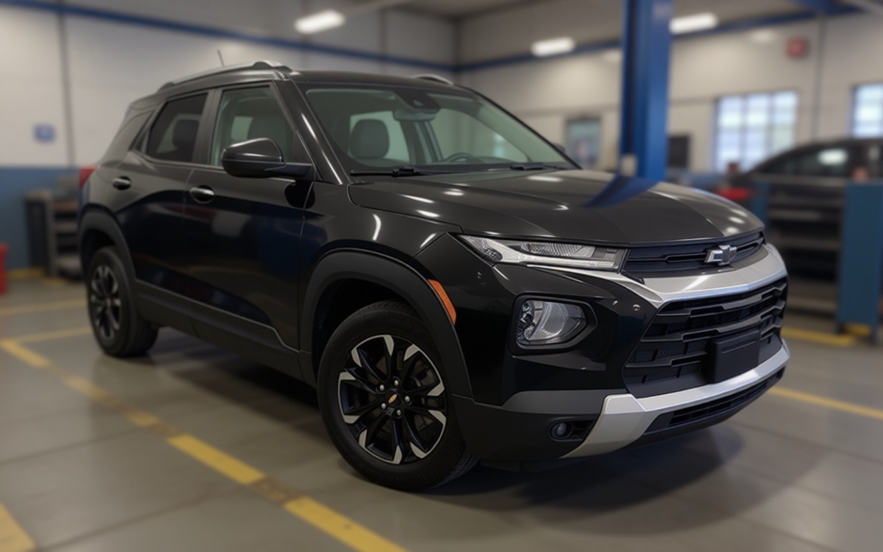 Шевроле Трейлблейзер после замены свечей зажигания в автотехцентре