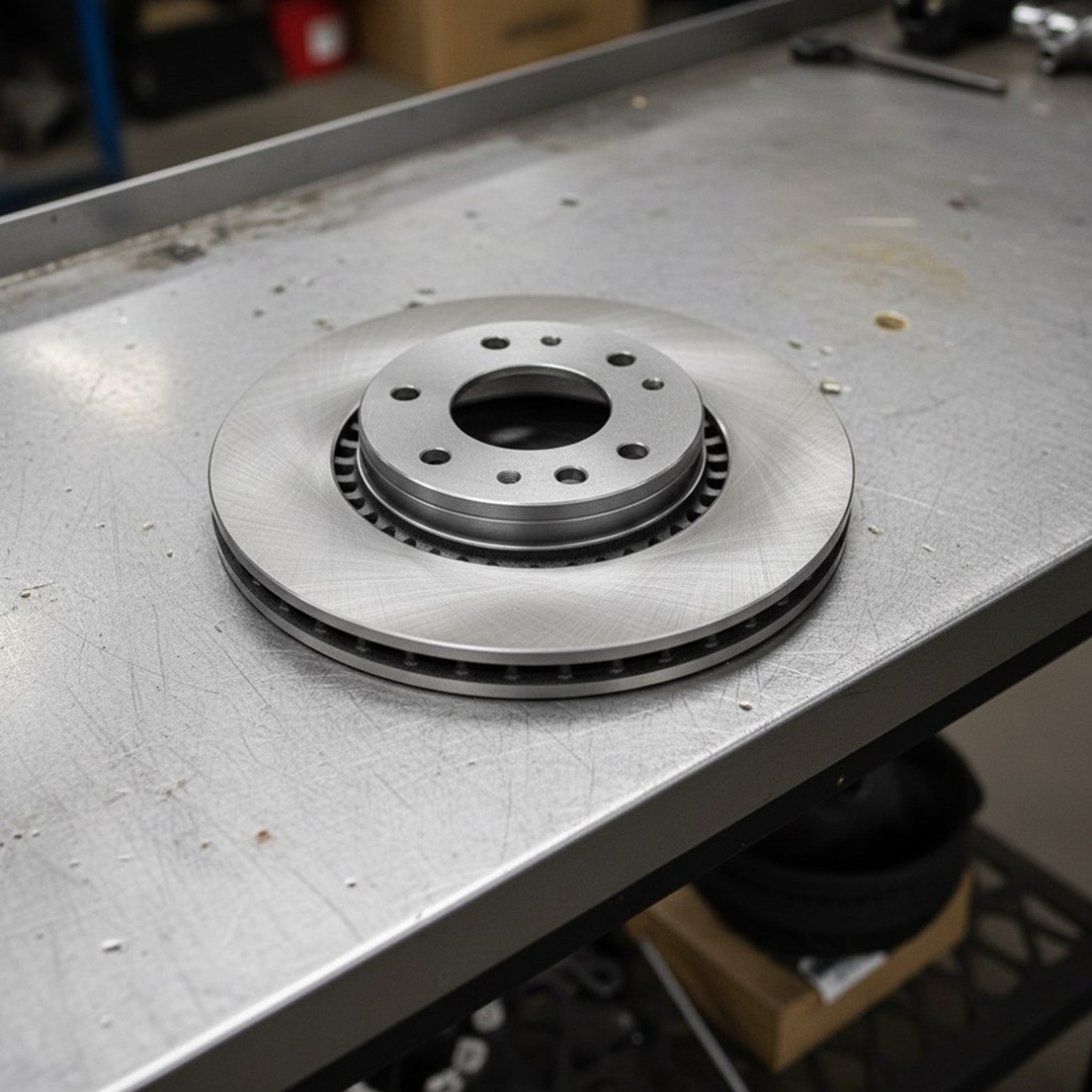 Новый тормозной диск готов к установке