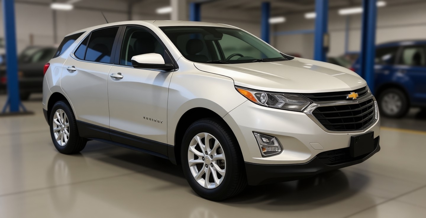 Шевроле Эквинокс после замены тормозных колодок в автотехцентре