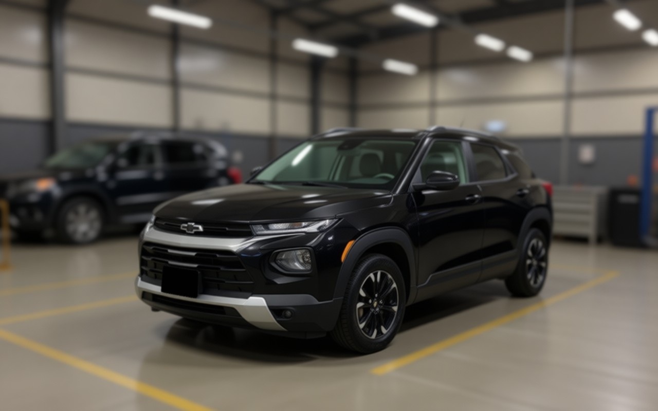 Шевроле Трейлблейзер после замены вентилятора печки в автотехцентре