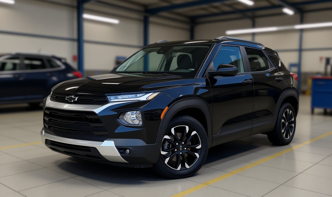 Шевроле Трейлблейзер после замены воздушного фильтра в автотехцентре