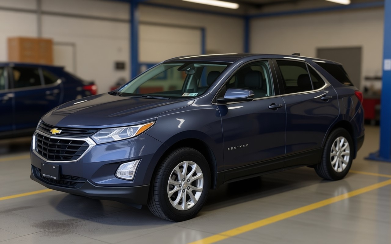 Шевроле Эквинокс после замены втулок стабилизатора в автотехцентре