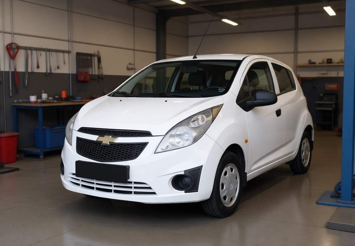 Шевроле Спарк после замены генератора в автотехцентре