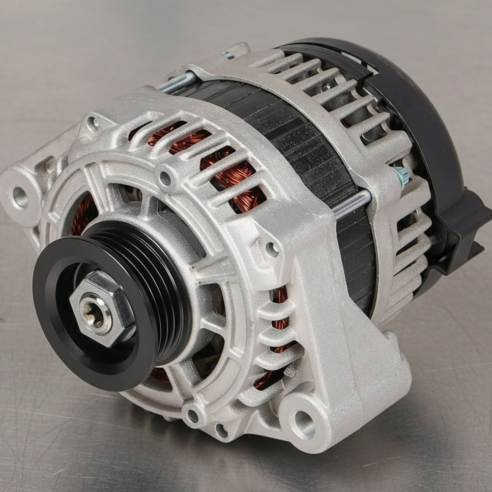 Новый генератор готов к установке на автомобиль