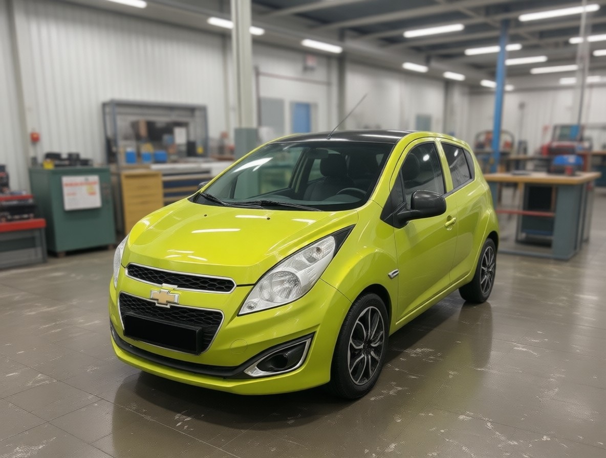 Шевроле Спарк после замены масла МКПП в автотехцентре