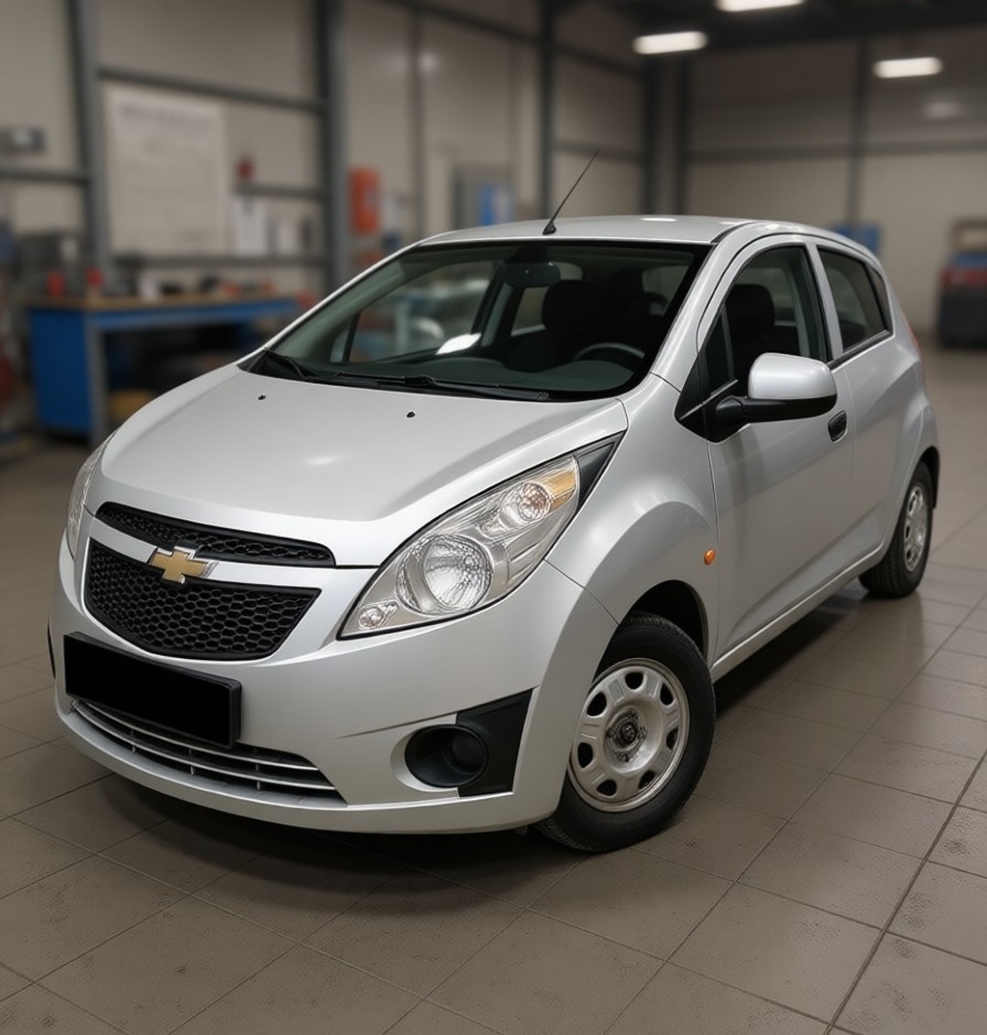 Шевроле Спарк после замены маслосъемных колпачков в автотехцентре