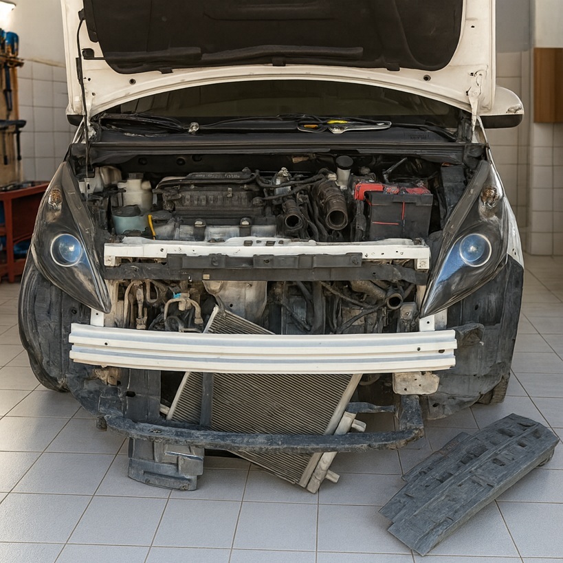 Замена радиатора кондиционера Шевроле Спарк