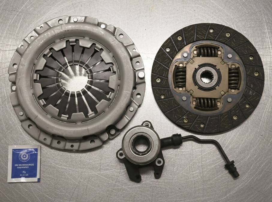 Новый комплект сцепления готов к установке