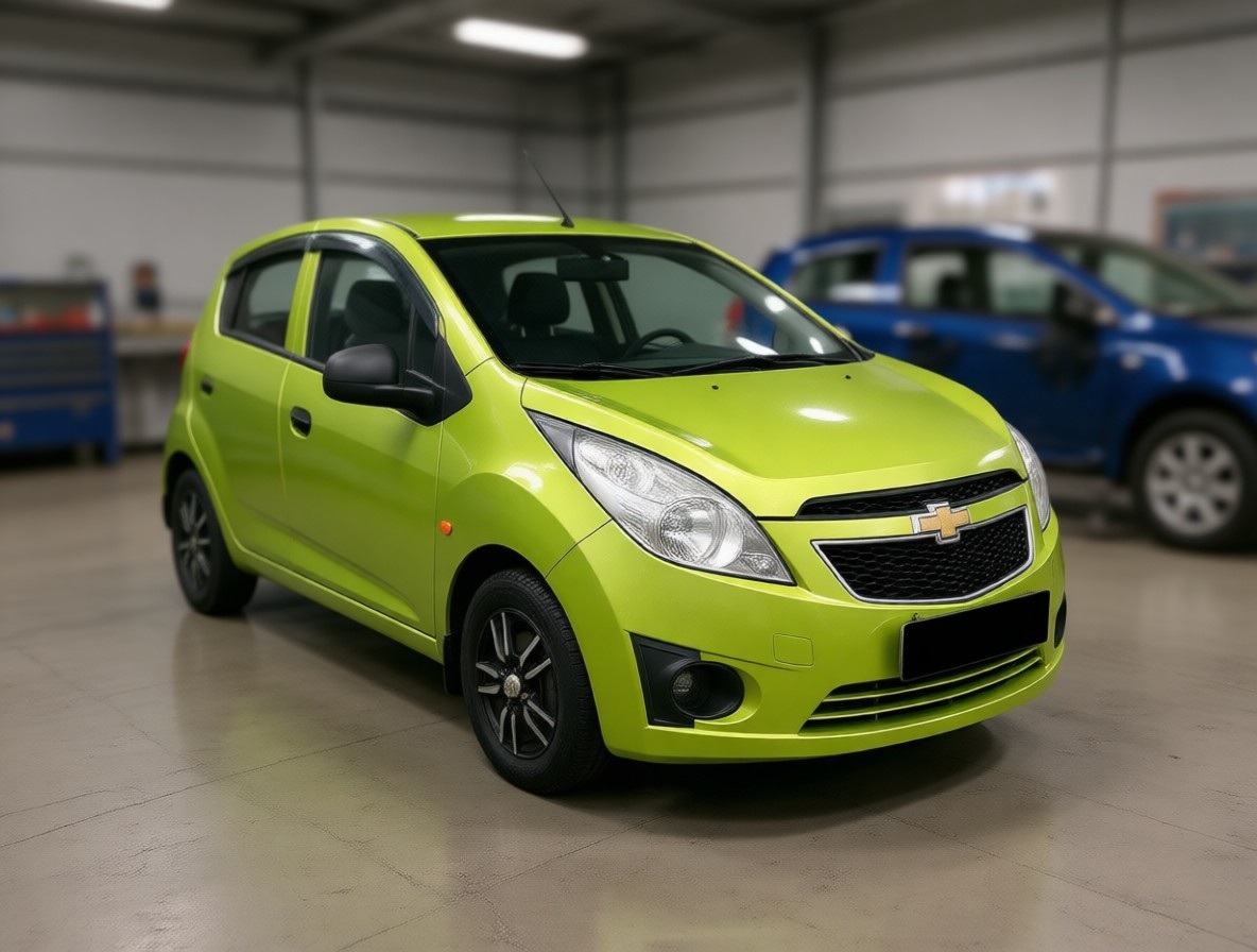 Шевроле Спарк после замены ступичного подшипника в автотехцентре