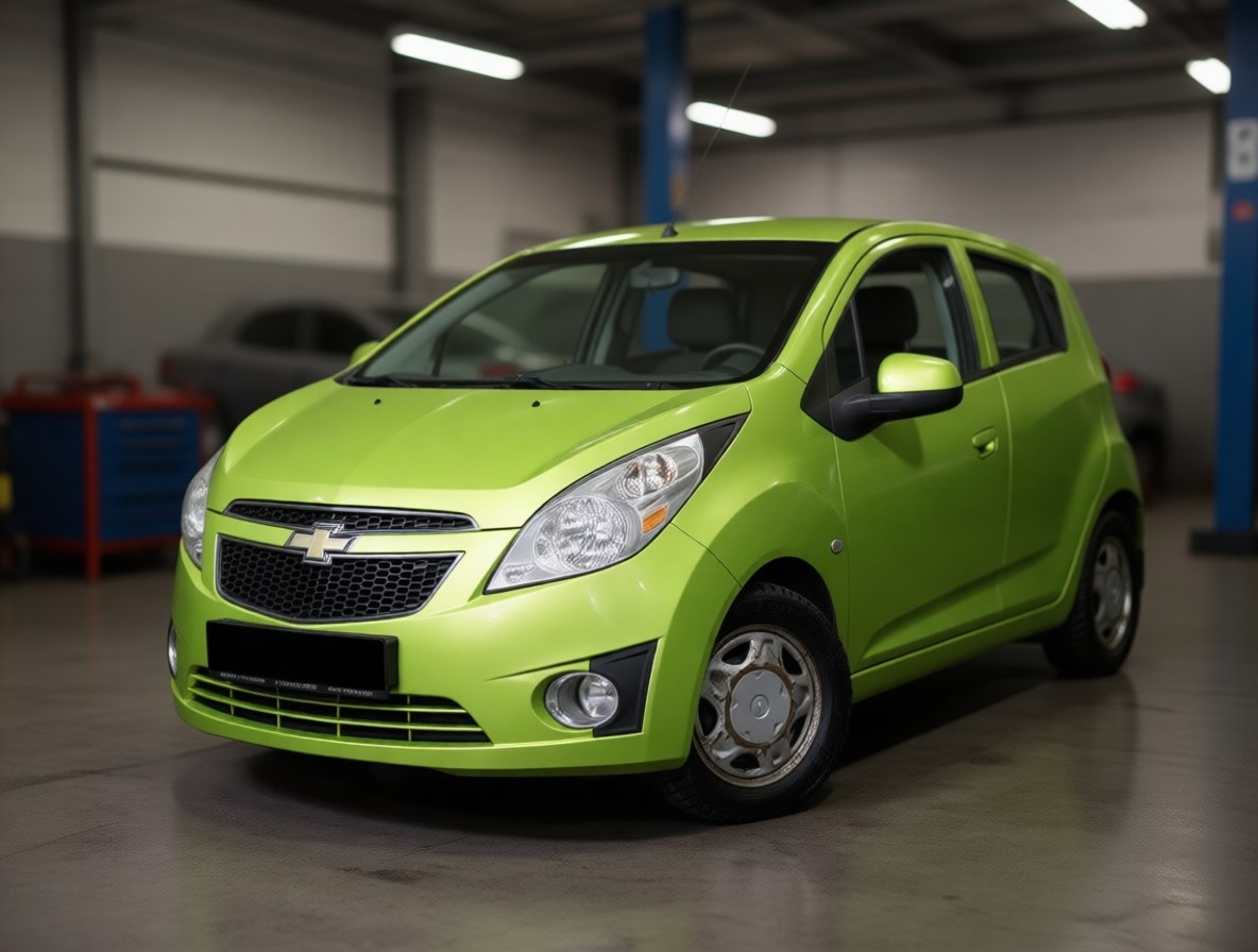 Шевроле Спарк после замены свечей зажигания в автотехцентре