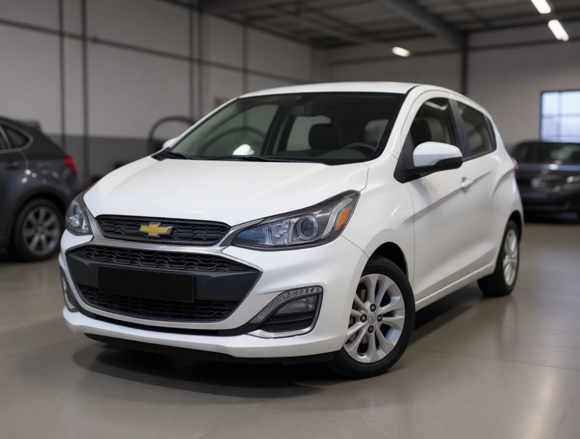 Шевроле Спарк после замены троса ручника в автотехцентре