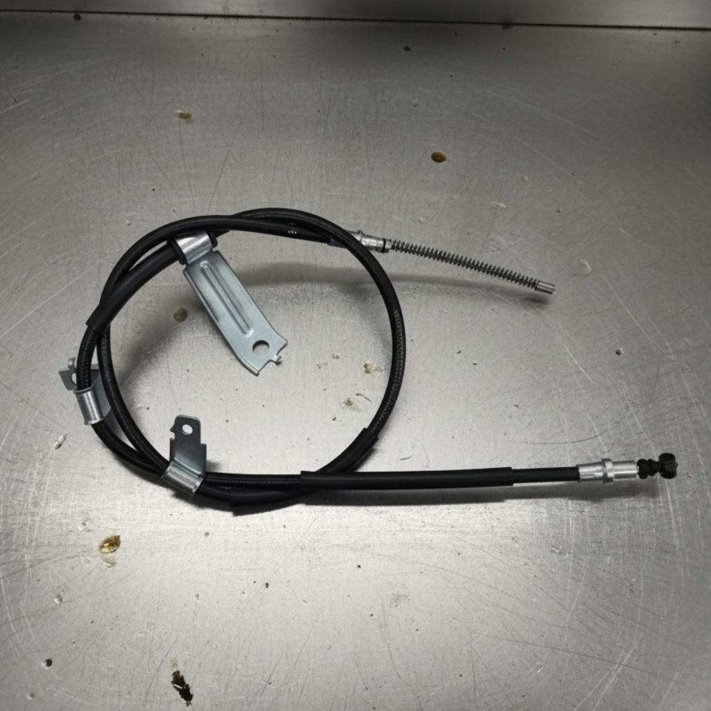 Новый трос стояночного тормоза готов к установке