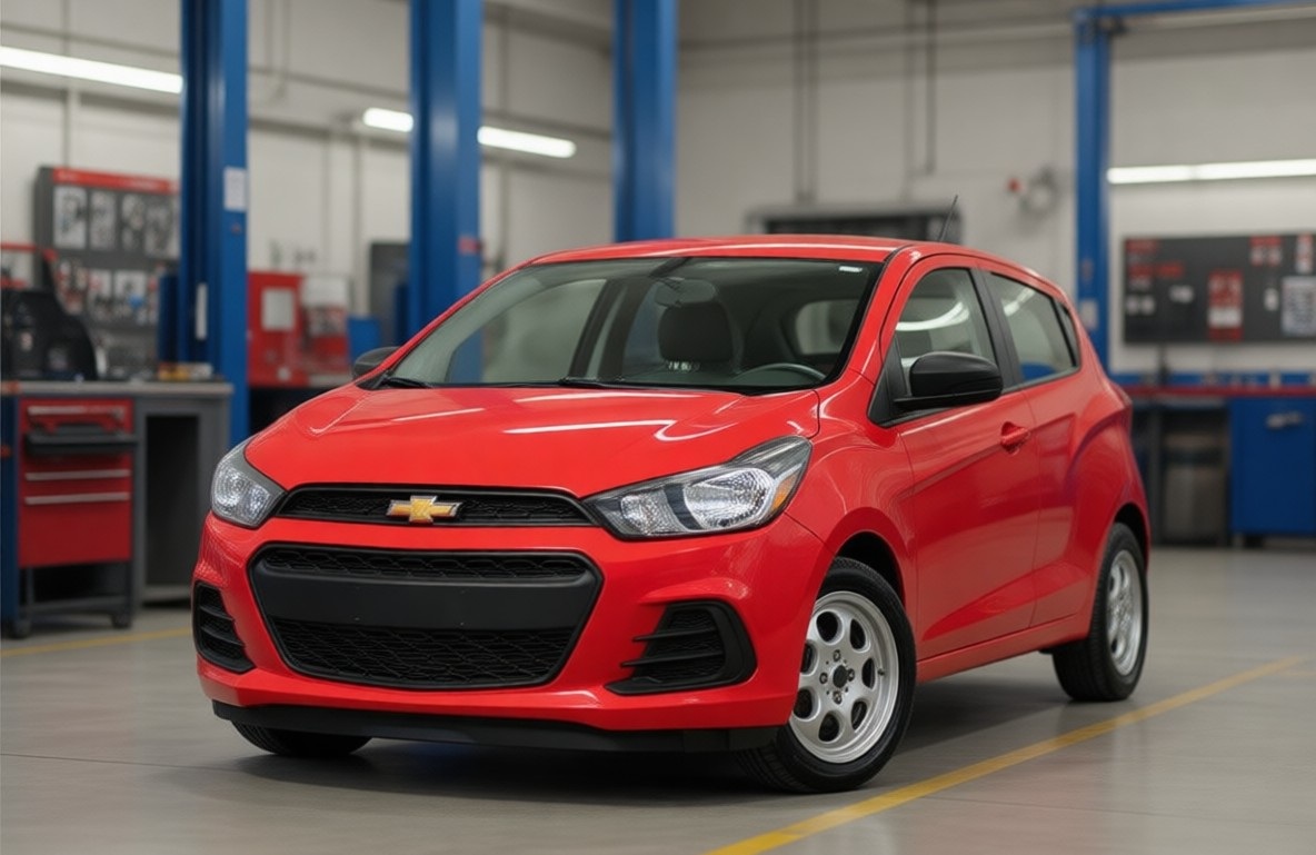 Шевроле Спарк после замены воздушного фильтра в автотехцентре