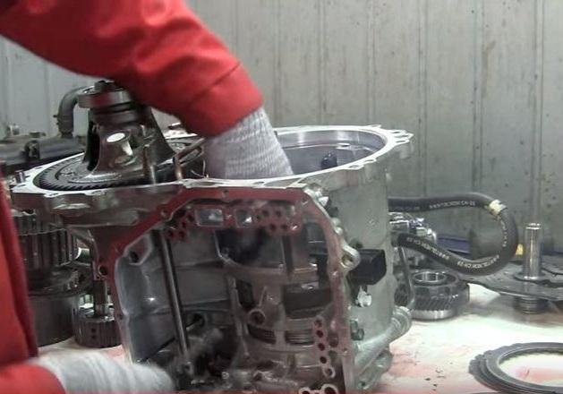 разобранная АКПП