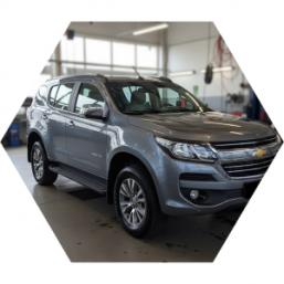 Шевроле Трейлблейзер после замены амортизаторов в автотехцентре