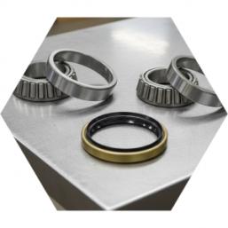 Новые подшипники ступицы готовы к монтажу