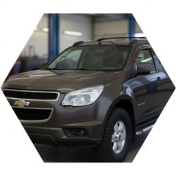 Шевроле Трейлблейзер после замены стоек стабилизатора в автотехцентре